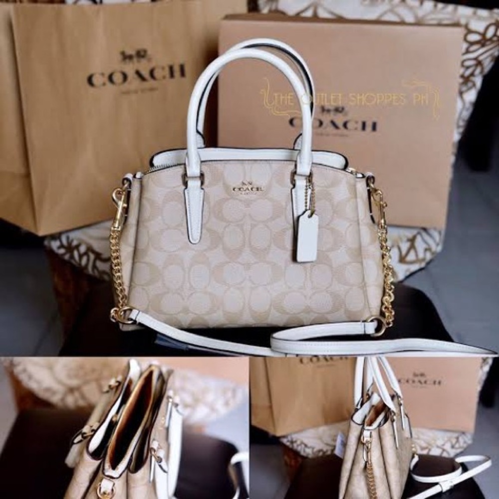 🌷 Coach Mini Sage Carryall NWT.